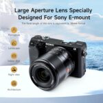 VILTROX 23mm F1.4 AF Lens for Sony E Mount, Huge Angle F/1.4 Massive Ape... - Image 3