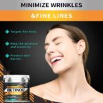 Retinol Cream for Face with Hyaluronic Acid, Moisturizer Anti Getting older Co... - Image 3