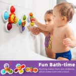 LiKee Robust Suction Cup Fidget Rotating Sensory Bathtub Toys for Child, A... - Image 6