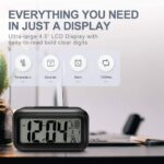Digital Alarm Clock, Alarm Clock for Bed room with Good Night time Mild, I... - Image 3