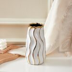 Ceramic Vase, White Vase for House Decor,Ornamental Flower Vase, Vertic... - Image 4