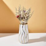Ceramic Vase, White Vase for House Decor,Ornamental Flower Vase, Vertic... - Image 5