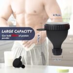 2 Pcs Protein Powder Container, Transportable Protein Powder Journey Comprise... - Image 3