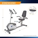 Marcy Recumbent Train Bike with Adjustable Seat and eight Resistance Le... - Image 3