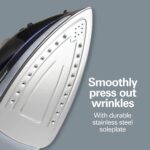 Hamilton Seaside Steam Iron for Garments & Garment Steamer with Easy Pr... - Image 3