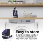 Hamilton Seaside Steam Iron for Garments & Garment Steamer with Easy Pr... - Image 4