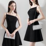 Larcenciel Clutch Purses for Girls, Elegant Pleated Night Bag with 2... - Image 3