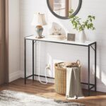 Console Desk, Slender Couch Desk Behind Sofa, 43.3” Entrance Desk wi... - Image 3