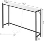 Console Desk, Slender Couch Desk Behind Sofa, 43.3” Entrance Desk wi... - Image 4