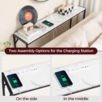 Console Desk, Slender Couch Desk Behind Sofa, 43.3” Entrance Desk wi... - Image 8