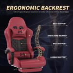 Gaming Chair, 400 lbs Grownup Chair, Excessive Again Laptop Chair with Footr... - Image 5