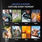 5K Digital Digital camera, Twin Screens Digital camera with 18X Digital Zoom, Compact ... - Image 6