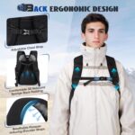 RAINSMORE Digicam Backpack Digicam Bag for Photographers DSLR SLR Mirror... - Image 6