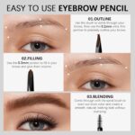 Browcharm Microblading Eyebrow Pencil for Girls,0.1mm Extremely-Advantageous Mecha... - Image 5