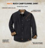Legendary Whitetails Males's Flannel Shirt Lengthy Sleeve Button Down 100% ... - Image 3