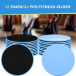 Jenaai 24 Pcs (12 Pairs) Core Sliders Train Glider Discs Bulk for G... - Image 3