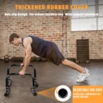 AmazeFan Parallettes Bars, 12'' Excessive Metal Push Up Bar Power Traini... - Image 4