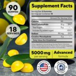 Creatine Monohydrate Gummies for Males & Ladies - USA Made Monohydrate Cr... - Image 3