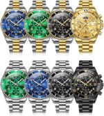 OLEVS Watches for Males Stainless Metal Gown Males Watch with Date Huge Fa... - Image 6