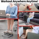 Mini Foldable Leg Exerciser Transportable Foot Pedal Train Machine Underneath... - Image 4