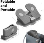 Mini Foldable Leg Exerciser Transportable Foot Pedal Train Machine Underneath... - Image 6