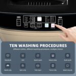 Transportable Washing Machine 2.3 Cu. Ft. Full-Automated Compact Washer Mac... - Image 3