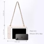 GM LIKKIE Quilted Shoulder Bag for Ladies, Medium Flap Crossbody Handba... - Image 7