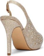 DREAM PAIRS Girls's Excessive Heels Platform Costume Rhinestones Peep Toe Pum... - Image 5