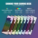 RedThunder 60% Gaming Keyboard and Mouse Combo, Extremely-Compact 61-Key R... - Image 3