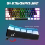 RedThunder 60% Gaming Keyboard and Mouse Combo, Extremely-Compact 61-Key R... - Image 4
