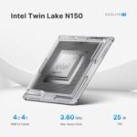 Mini PC E3, Intel Twin Lake N150 Mini Computer systems Full-Featured USB-C, 1... - Image 4