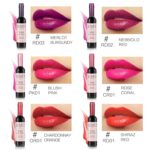 ALIVER 6 Colours Wine Liquid Lipstick, Woman Lengthy Lasting Make Up Gloss ... - Image 5