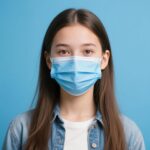 Borje Blue Disposable Face Masks 100 Pcs Blue Face Masks 3 Ply Protecti... - Image 7