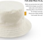 JANGANNSA Cotton Child Solar Hat Toddler Toddler Boys Women Bucket Hats Su... - Image 4