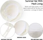 JANGANNSA Cotton Child Solar Hat Toddler Toddler Boys Women Bucket Hats Su... - Image 6