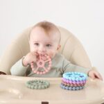 3 Pack Ring Teether Child Toddler Toys, Child Necessities, Silicone Teethi... - Image 3