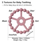3 Pack Ring Teether Child Toddler Toys, Child Necessities, Silicone Teethi... - Image 4