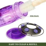 Kingsyard Glass Hummingbird Feeder for Outdoor Wild Hen Feeder with ... - Image 7