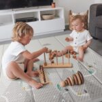 ZEEBABA Child Play Mat, 59"x59" Foldable & Reversable Massive Child Mat, 0... - Image 4