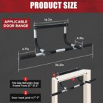 leikefitness Pull-Up Bar For Door Body Adjustable Moveable Higher Physique... - Image 3