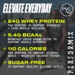 PERFORMIX - Whey Protein Isolate Mix - 24g of Protein - 5.4g of BCAA... - Image 5