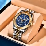 Pagani Design Males's Chronograph Quartz Watch, Stainless Metal Strap, W... - Image 5