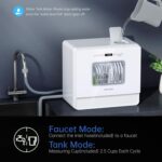 AIRMSEN Countertop Dishwasher Full 2-Stage Rack, Moveable Dishwash... - Image 3