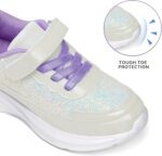 RUNSIDE Women Glitter Sneakers Light-weight Youngsters Sparkle Tennis Footwear w... - Image 5