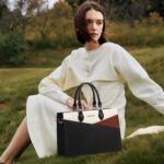 LOVEVOOK Purses for Ladies,Satchel Purses Tote Bag, Black Pu Leather-based ... - Image 7