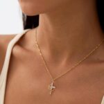 Upgraded Crown Cross Necklace for Ladies Ladies's Items 14K Gold Plated ... - Image 4