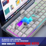 Snpurdiri 60% % Gaming Keyboard, Compact RGB Backlit Ergonomic S... - Image 4