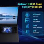 jumper 17.6 Inch Laptop computer Pc, Home windows 11 Laptop computer with 100% sRGB IPS... - Image 5