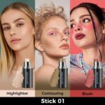 3PC Anglicolor Highlighter Lengthy Lasting,Contour Stick Make-up Naturally... - Image 7