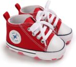 Sekantrol Unisex Child Ladies Boys Footwear Toddler Gentle Sole Canvas New child... - Image 3